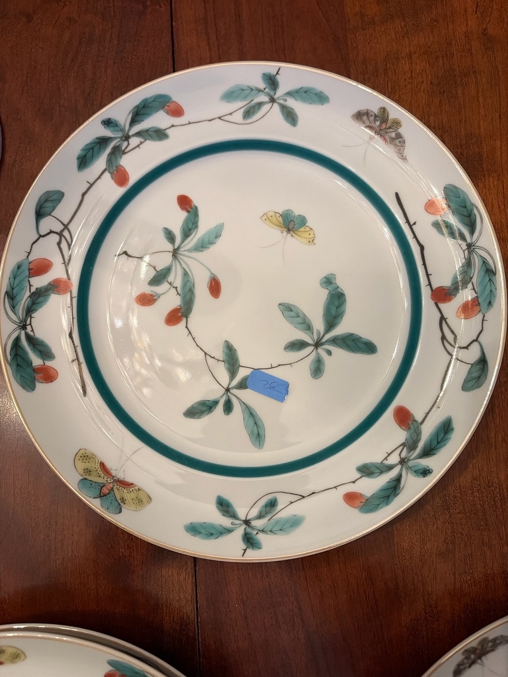 Mottahedeh Porcelain Salad Plates- Set of 2